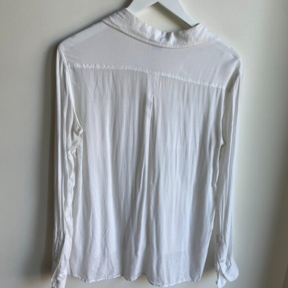 VINCE White Button Down Shirt - Picture 6 of 6